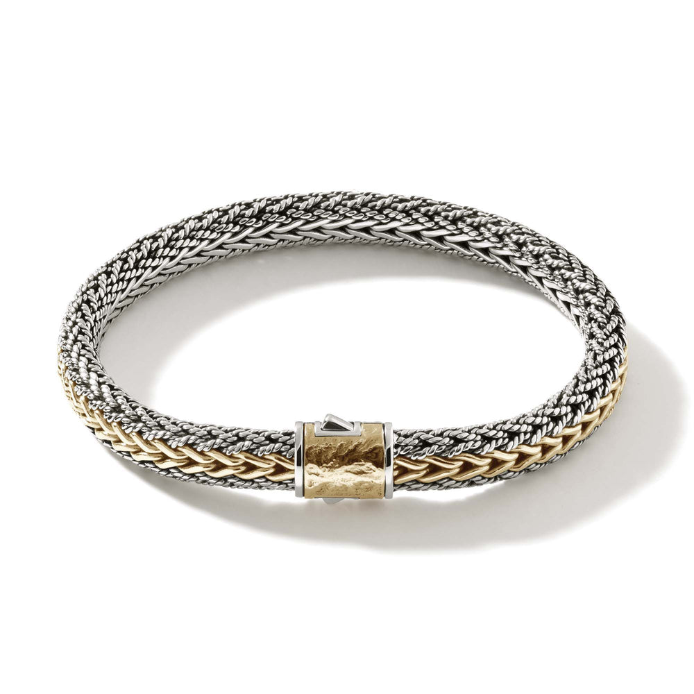 Classic Chain Sterling Silver and Gold Reversible Bracelet by John Hardy