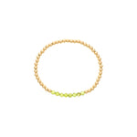 Shine Bright Gold Filled Peridot Mini Bracelet 7"