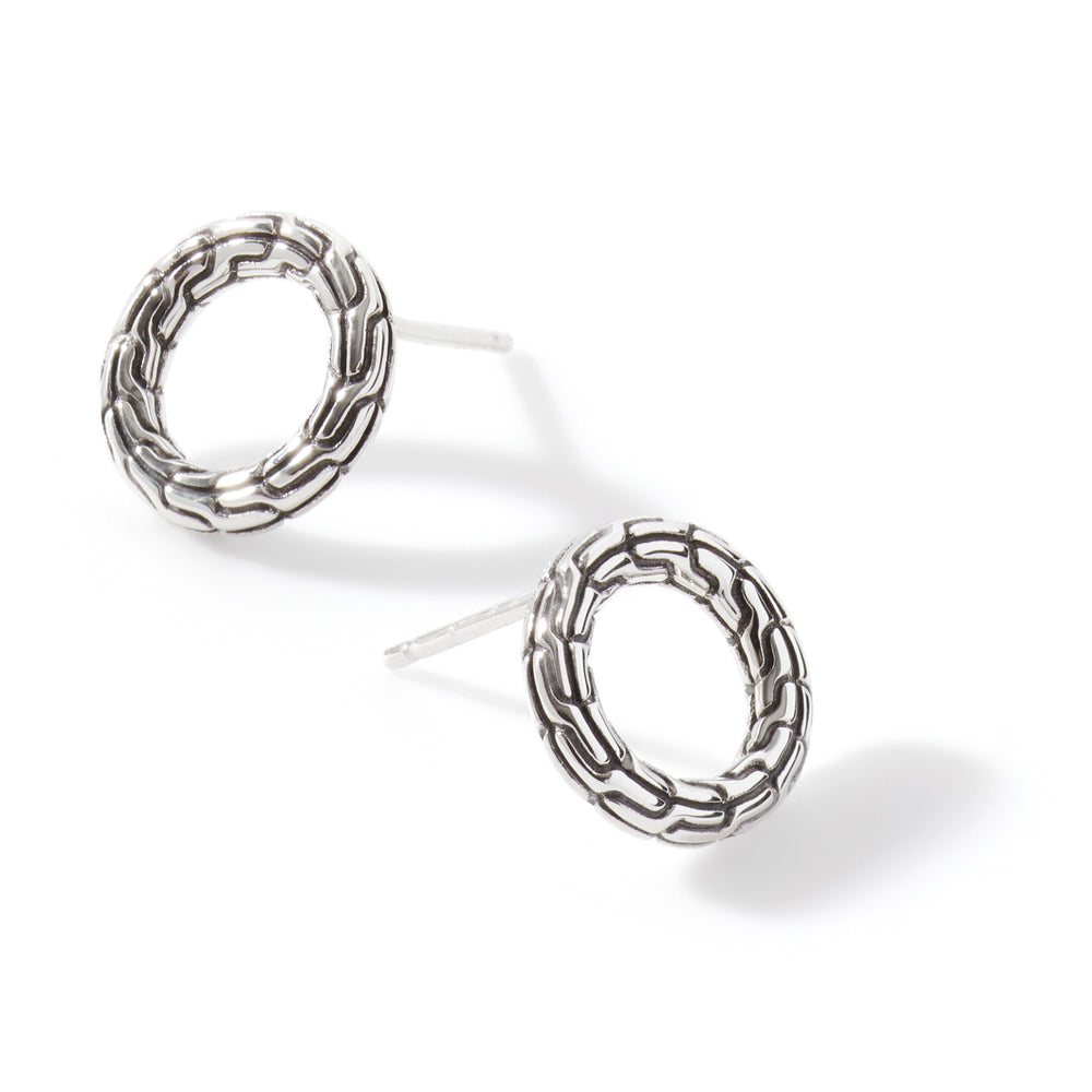 Classic Chain Circle Stud Earrings by John Hardy