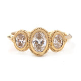 14K Yellow Gold 0.75cttw I1 H-I Diamond Ring