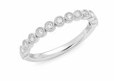 14K White Gold 0.34cttw VS G-H Diamond Wedding Band Sz 4.75 by DFU
