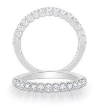 14K White Gold 0.75cttw Diamond Wedding Band