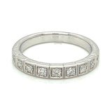 14K White Gold 0.25cttw VS G-H Diamond Wedding Band