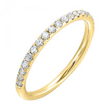 14K Yellow Gold 0.25cttw Diamond Wedding Band