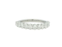 Platinum 1.00cttw VS2 G Oval Cut Diamond Band by DFU