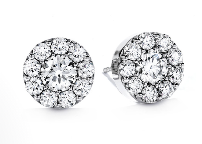 18K White Gold 1.04cttw VS-SI I-J "Fulfillment" Diamond Earrings by HOF