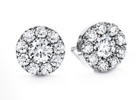 18K White Gold 1.04cttw VS-SI I-J "Fulfillment" Diamond Earrings by HOF