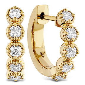 Hearts on Fire Diamond Huggie Earrings