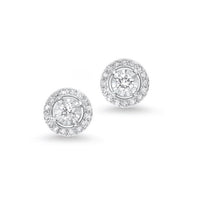 14K White Gold 0.33cttw SI H-I Diamond Reflections Earrings