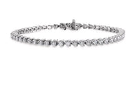 18K White Gold 2.93cttw VS-SI IJ HOF Select Temptation Bracelet 7"