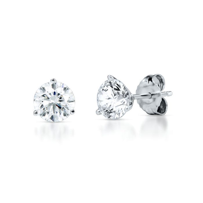 Estate Single 0.37 carat Diamond Stud