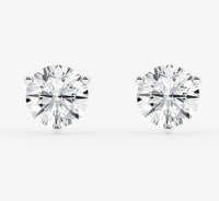14K White Gold 1.04cttw SI I RBC Diamond Stud Earrings