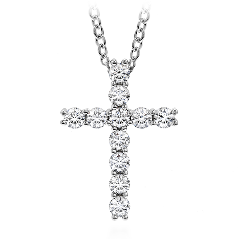 18KW Whimsical Large Cross 0.65cttw VS-SI I-J by Hearts on Fire