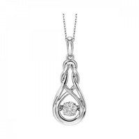 Diamond Knot Necklace