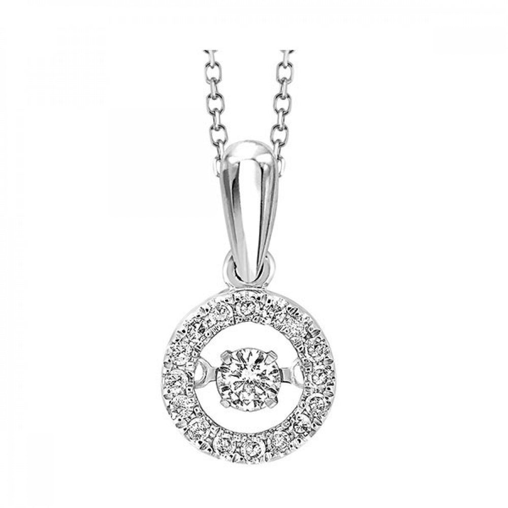 .20 cttw Diamond Rhythm of Love Pendant