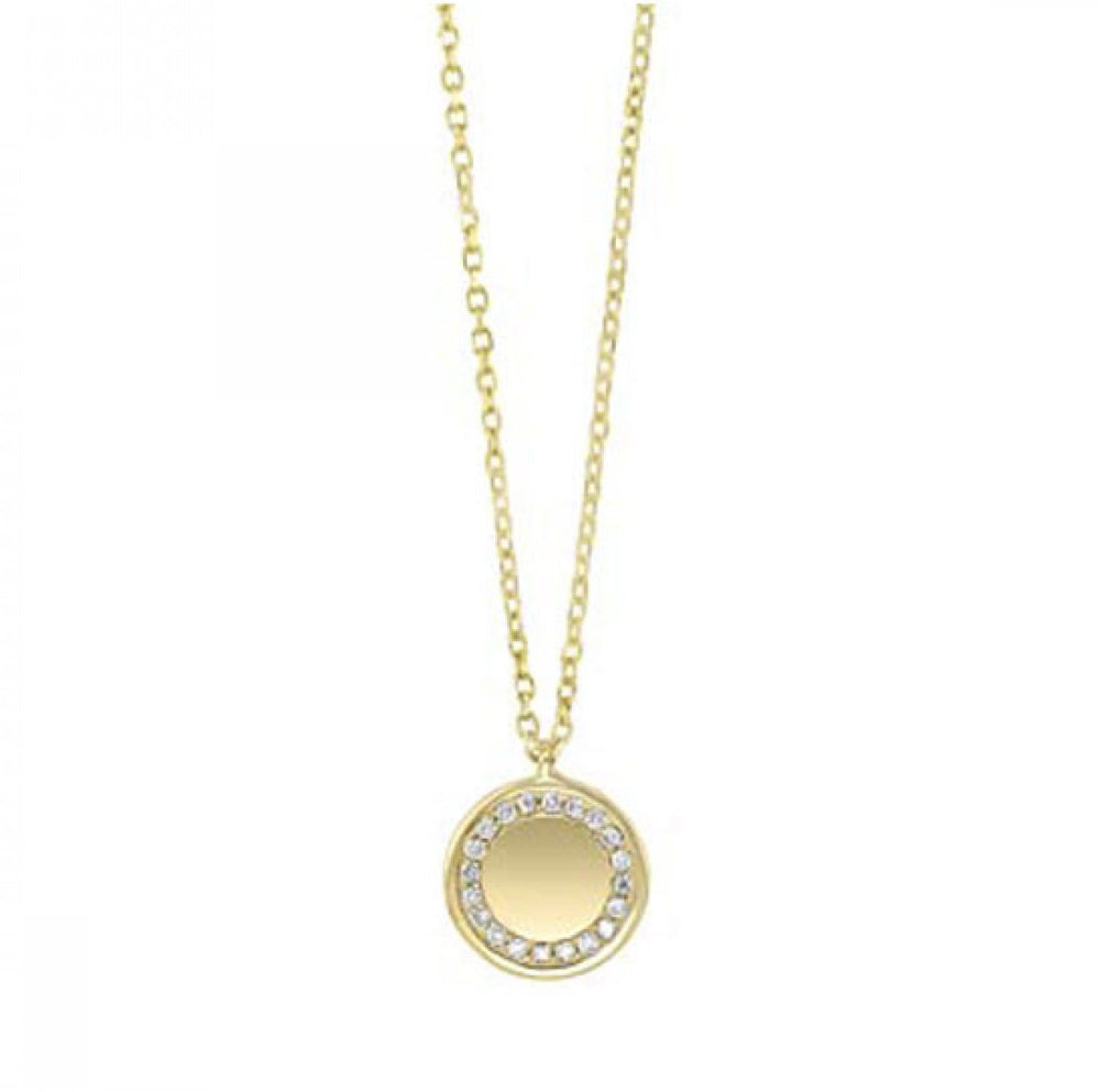 Engravable Diamond Pendant