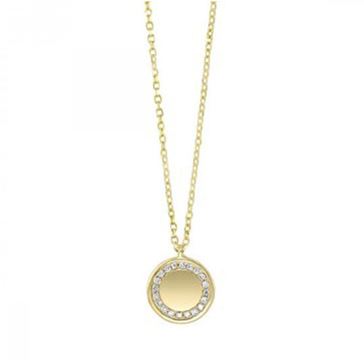 Engravable Diamond Pendant