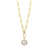 14K Yellow Gold 0.3cttw Diamond Necklace