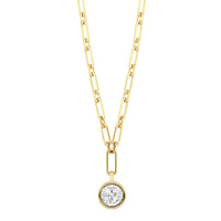 14K Yellow Gold 0.3cttw Diamond Necklace
