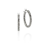 Essentials Silver 22mm Hoop Earrings by John Hardy
