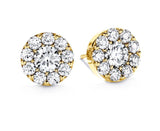 18K Yellow Gold HOF 0.51cttw VS-SI IJ Diamond Fulfillment Round Earrings