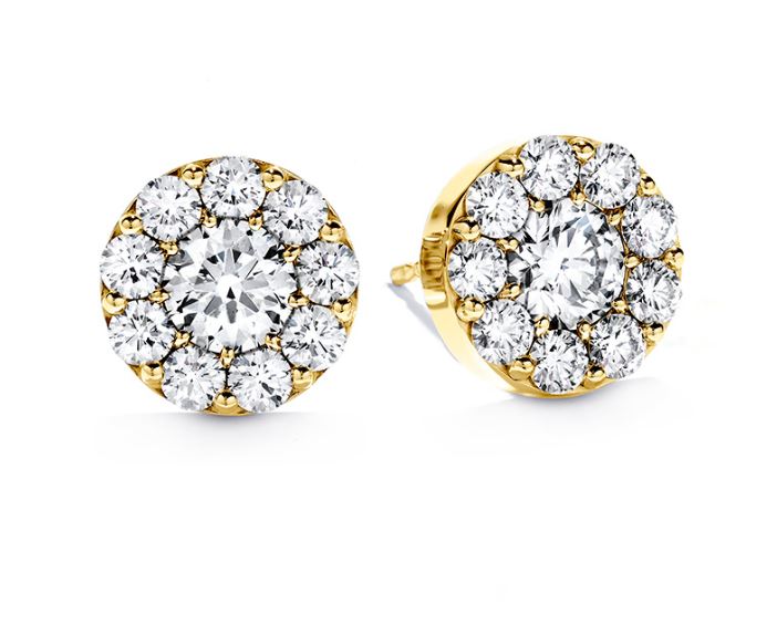 18K Yellow Gold HOF 0.51cttw VS-SI IJ Diamond Fulfillment Round Earrings
