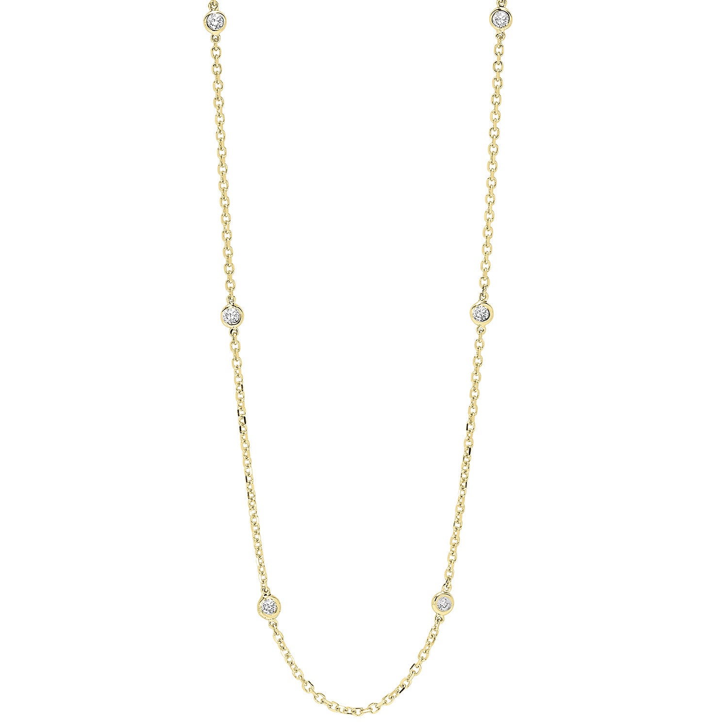 Diamond Station Necklace
