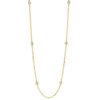 Diamond Station Necklace
