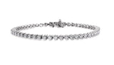 18K White Gold 2.93cttw VS-SI IJ HOF Select Temptation Bracelet 7"