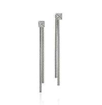 Icon Silver 0.14cttw Diamond Pave Stud 5mm Drop Earrings by John Hardy