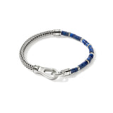 Heishi Silver Bracelet with Lapis Lazuli Beads by John Hardy