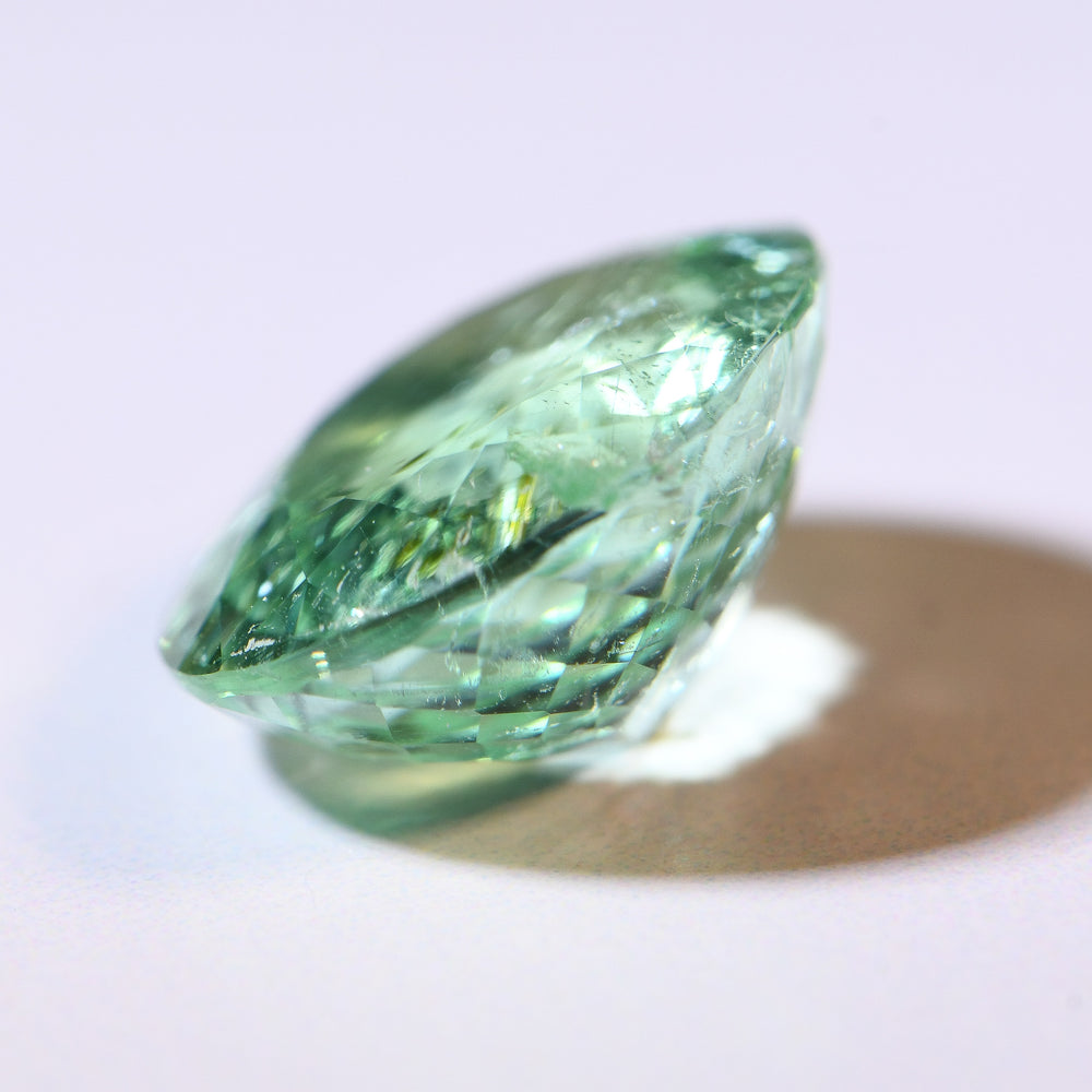 Loose 6.35ct 13.20x11.15x6.38 Oval Paraiba Type Tourmaline
