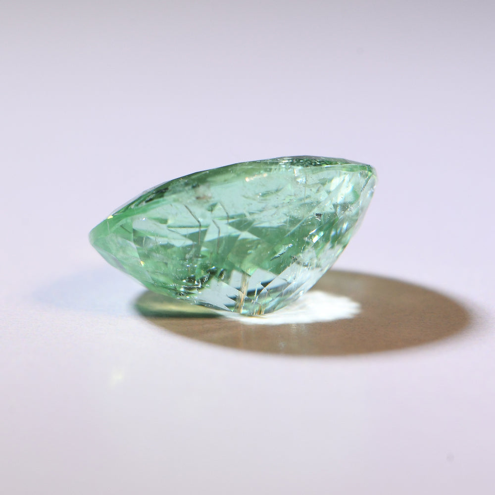 Loose 6.35ct 13.20x11.15x6.38 Oval Paraiba Type Tourmaline