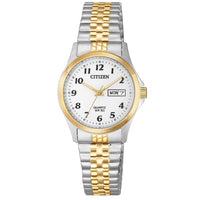 Ladies Quartz Two-Tone Stainless Steel Bracelet Watch by Citizen