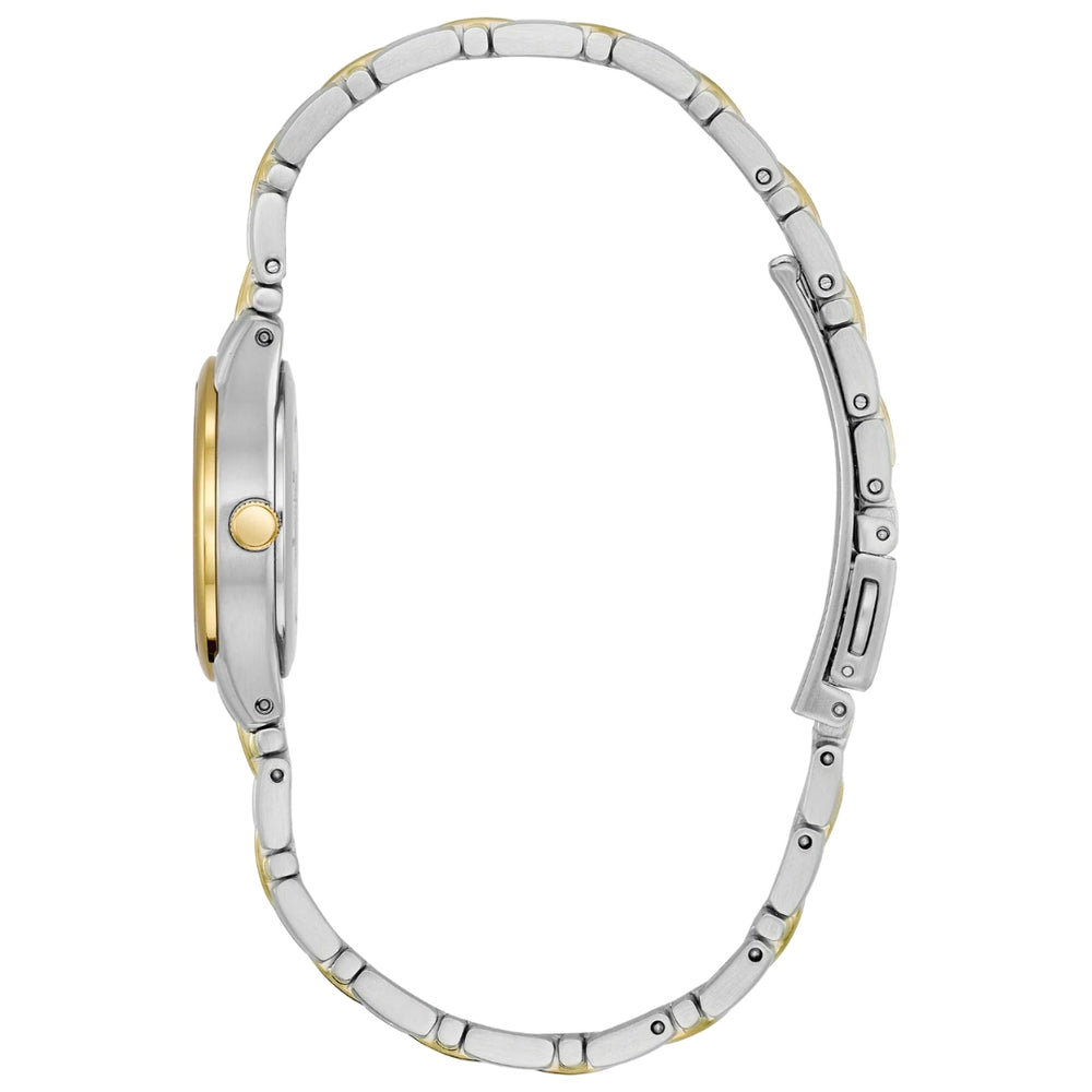 Corso Two-Tone Stainless Steel Bracelet with White Dial Watch by Citizen