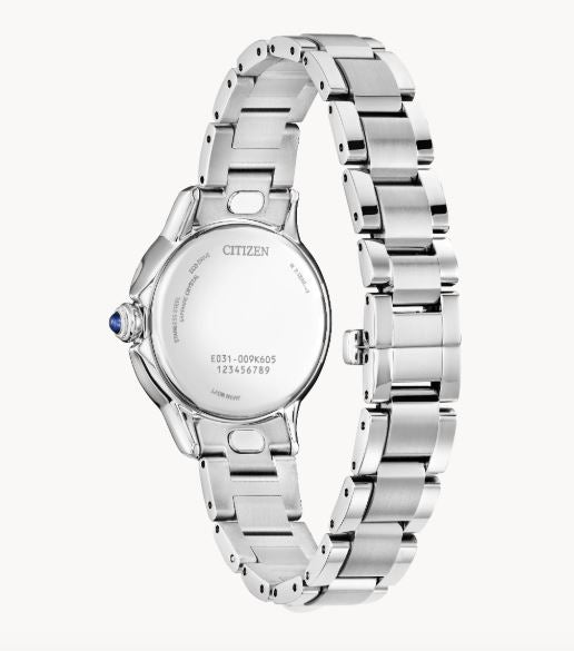 Ladies Eco-Drive L Ceci Silver-Tone Stainless Steel Watch by Citizen