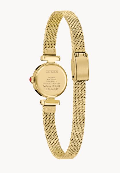 Ladies Eco-Drive Yellow Gold-Tone Stainless Steel Watch by Citizen