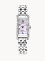 Ladies Eco Drive Petite Palidoro MOP Dial Silver-Tone Watch