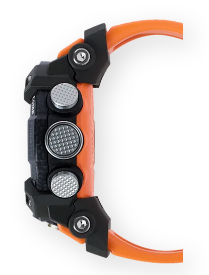 Mudmaster, Mud Resistant, Quad Sensor, Super LWD, Orange Band by G-Shock