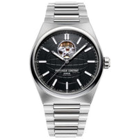 Men's Highlife Heart Beat Automatic Black Dial SSteel Case & Bracelet by Frederique Constant