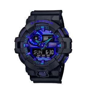 GA700VB-1A Black Accented with Blue Violet, Shock & Water Resistant by G-Shock