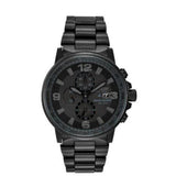 Nighthawk Black Ion-Plated Stainless Steel with Chronograph & Tachymeter by Citizen