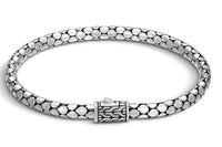 Dot Silver Slim Chain Bracelet Size M by John Hardy