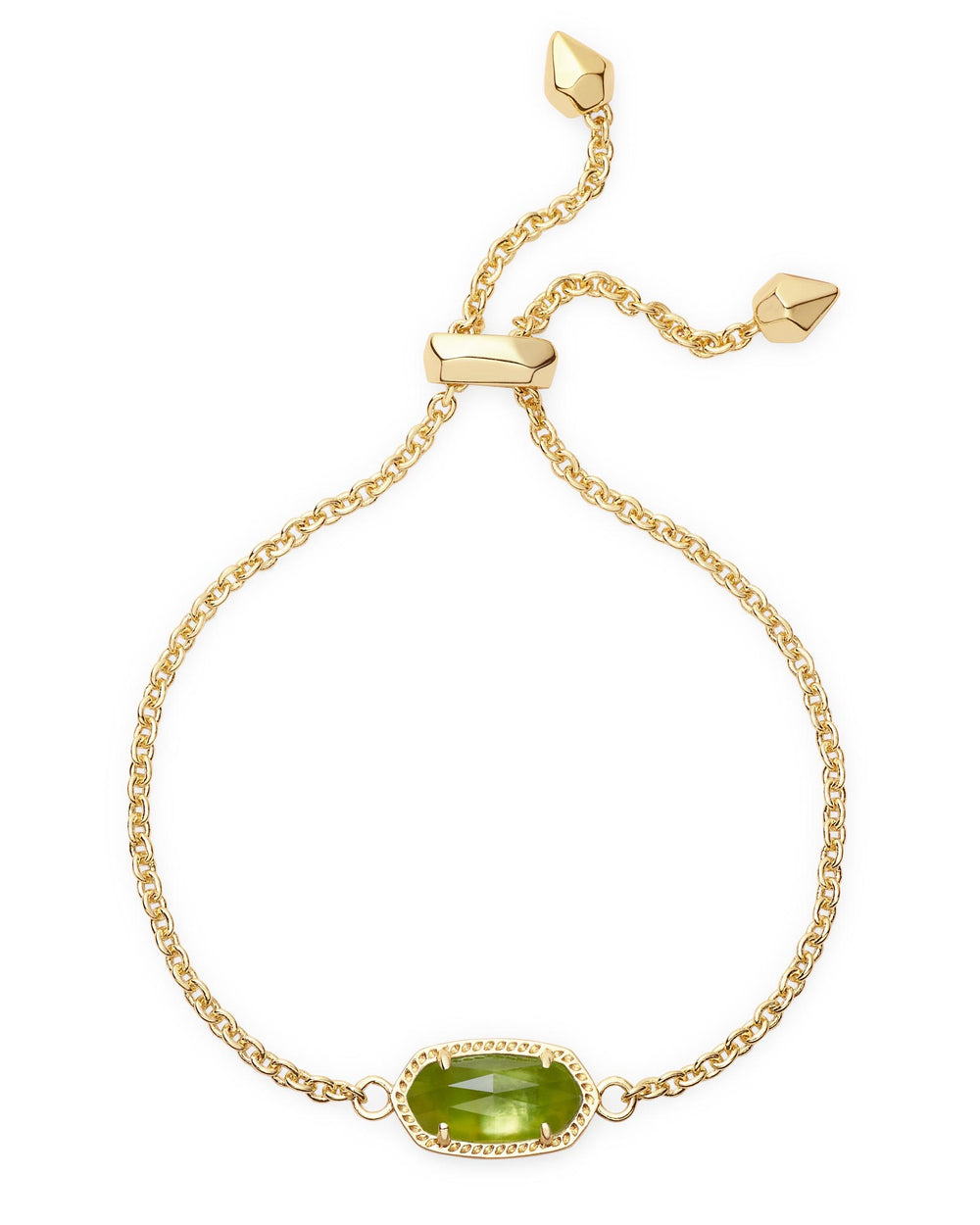 Elaina Gold Plated Peridot Illusion Bracelet by Kendra Scott