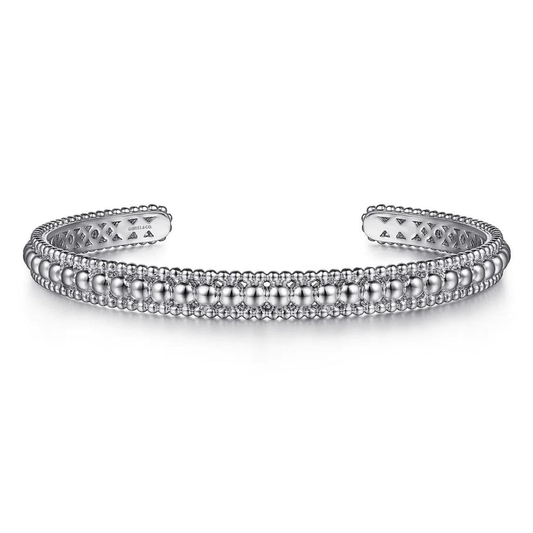 Sterling Silver Bujukan Cuff Size 6.25