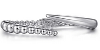 Sterling Silver Bujukan Bypass Bangle