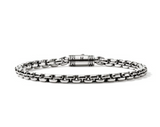 Chains Silver 4.8mm Box Chain Bracelet Sz L by John Hardy