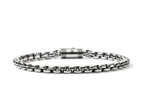 Chains Silver 4.8mm Box Chain Bracelet Sz L by John Hardy
