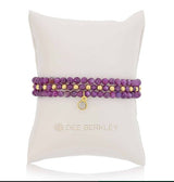 Ruby & 14K Gold Filled Harmony Gemonstone Bead Bracelet by Dee Berkley