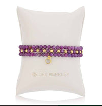 Ruby & 14K Gold Filled Harmony Gemonstone Bead Bracelet by Dee Berkley